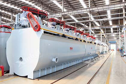 Flotation Machines in the factory